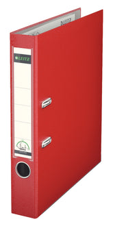 Leitz Lever Arch File A4 Polypropylene 180 50mm Red (Pack 10) - 10151025 DD